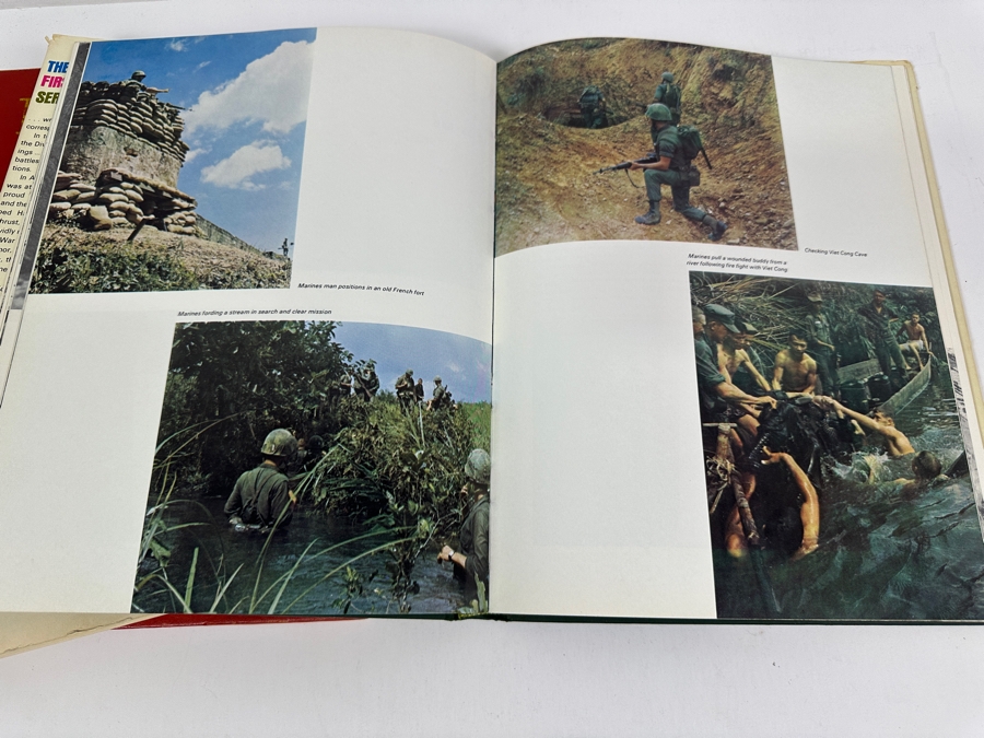Pair Of First Marine Division In Vietnam Guadalcanal Hardcover Books 1967 & 1969-1970 & The United States Marine Essential Subjects Book [Photo 16]