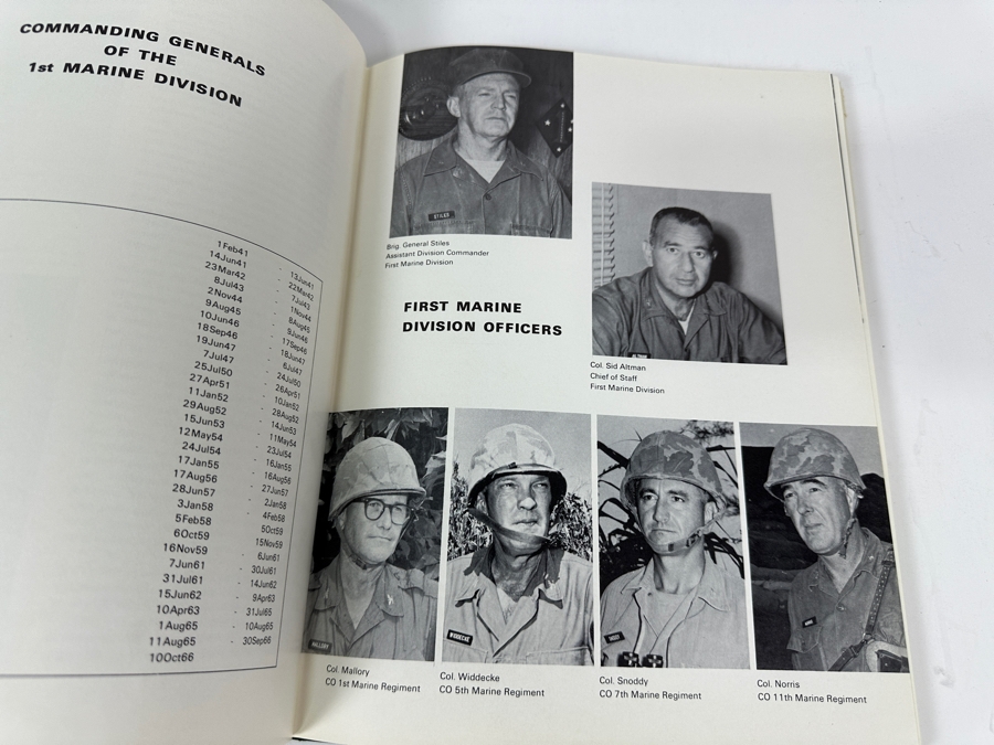 Pair Of First Marine Division In Vietnam Guadalcanal Hardcover Books 1967 & 1969-1970 & The United States Marine Essential Subjects Book [Photo 13]