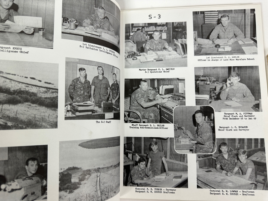 Pair Of First Marine Division In Vietnam Guadalcanal Hardcover Books 1967 & 1969-1970 & The United States Marine Essential Subjects Book [Photo 7]