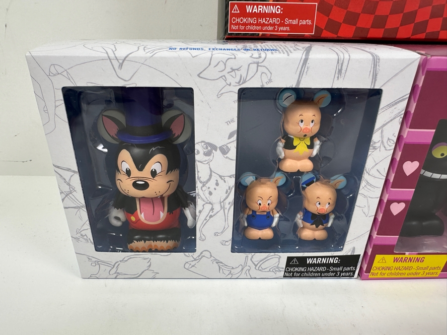 New In Box Vinylmation Vinyl Figurine Sets: (1) Disney Set Limited To 1,200, (1) Walt Disney's Alice In Wonderland Set Limited To 2,500 And (1) Cars 2 Set [Photo 4]