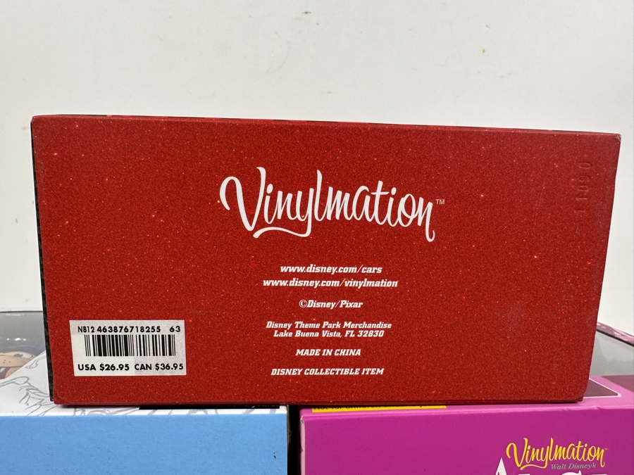 New In Box Vinylmation Vinyl Figurine Sets: (1) Disney Set Limited To 1,200, (1) Walt Disney's Alice In Wonderland Set Limited To 2,500 And (1) Cars 2 Set [Photo 15]