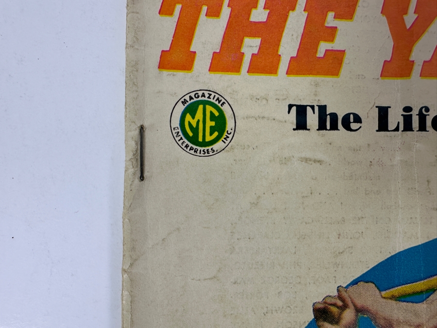 Magazine Enterprises Vintage 1949 The Pride Of The Yankees: The Life Of Lou Gehrig 10 Cent Comic Book Estimate $100-$200 [Photo 3]