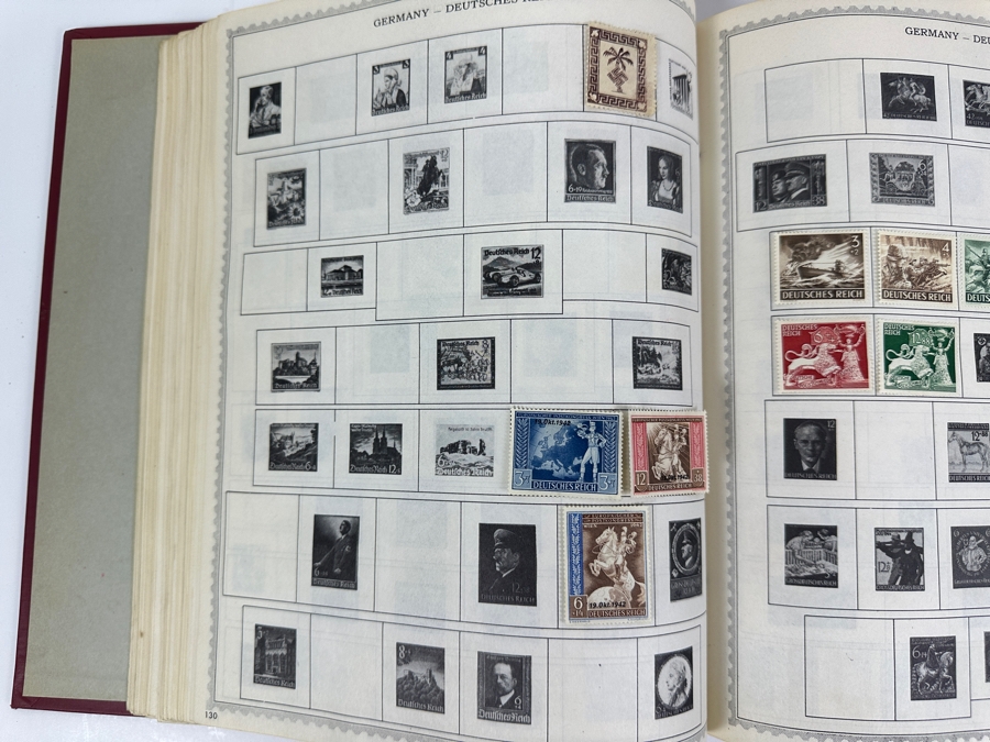 The New World Wide Postage Stamp Album Featuring Postage Stamps From Around The World Including China & Germany - See Photos For Sampling (Not All Stamps Are Photographed) [Photo 29]