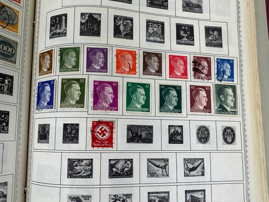 The New World Wide Postage Stamp Album Featuring Postage Stamps From Around The World Including China & Germany - See Photos For Sampling (Not All Stamps Are Photographed) [Photo 28]