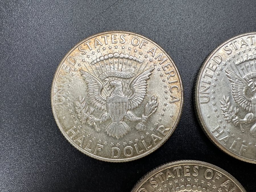 Just Added - (3) 1964 Silver Kennedy Half Dollars [Photo 7]