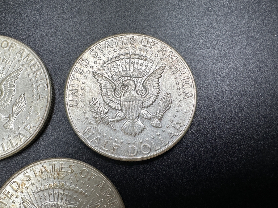 Just Added - (3) 1964 Silver Kennedy Half Dollars [Photo 7]