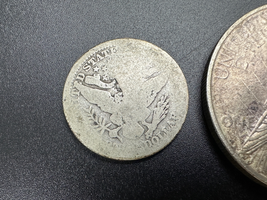 Just Added - (1) 1923 Peace Silver Dollar, (2) 1903 Silver Barber Quarter Dollar & (1) 1908 Silver Barber Quarter Dollar [Photo 9]
