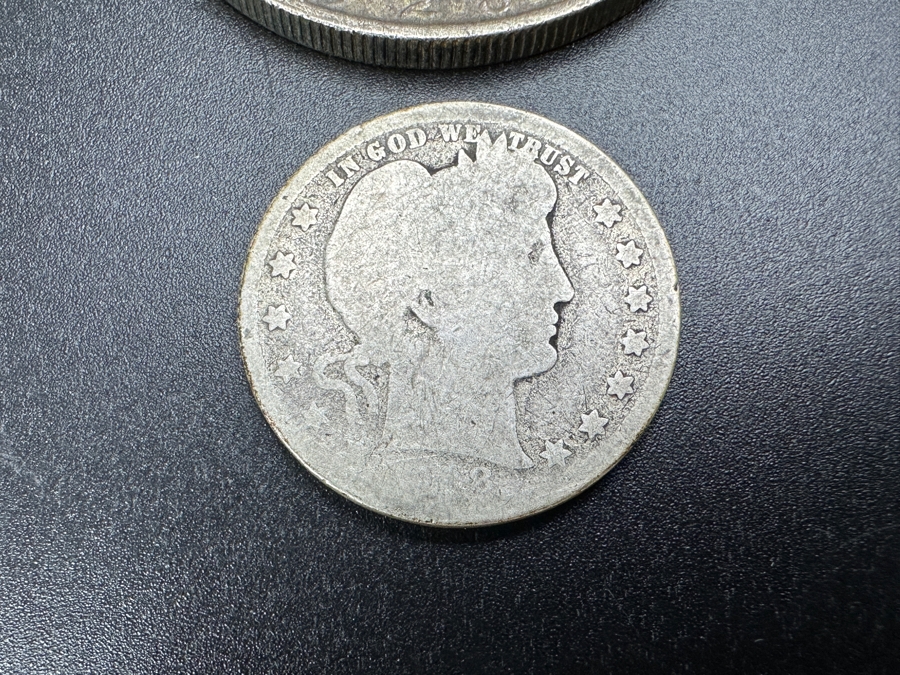 Just Added - (1) 1923 Peace Silver Dollar, (2) 1903 Silver Barber Quarter Dollar & (1) 1908 Silver Barber Quarter Dollar [Photo 5]