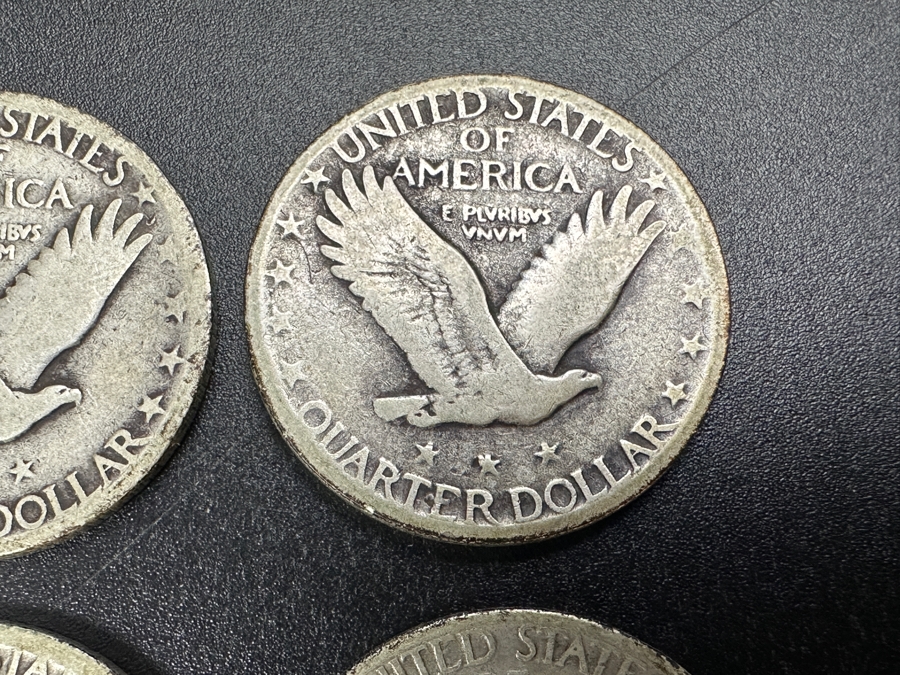 Just Added - (6) Standing Liberty Silver Quarters: (1) 1925, (1) 1926. (1) 1927, (1) 1928, (1) 1929 & (1) 1930 [Photo 11]
