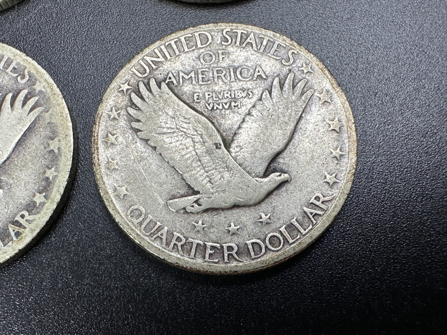Just Added - (6) Standing Liberty Silver Quarters: (1) 1925, (1) 1926. (1) 1927, (1) 1928, (1) 1929 & (1) 1930 [Photo 14]