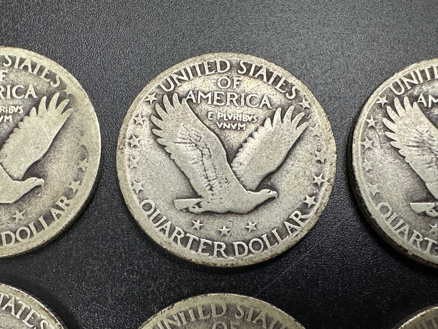 Just Added - (6) Standing Liberty Silver Quarters: (1) 1925, (1) 1926. (1) 1927, (1) 1928, (1) 1929 & (1) 1930 [Photo 10]