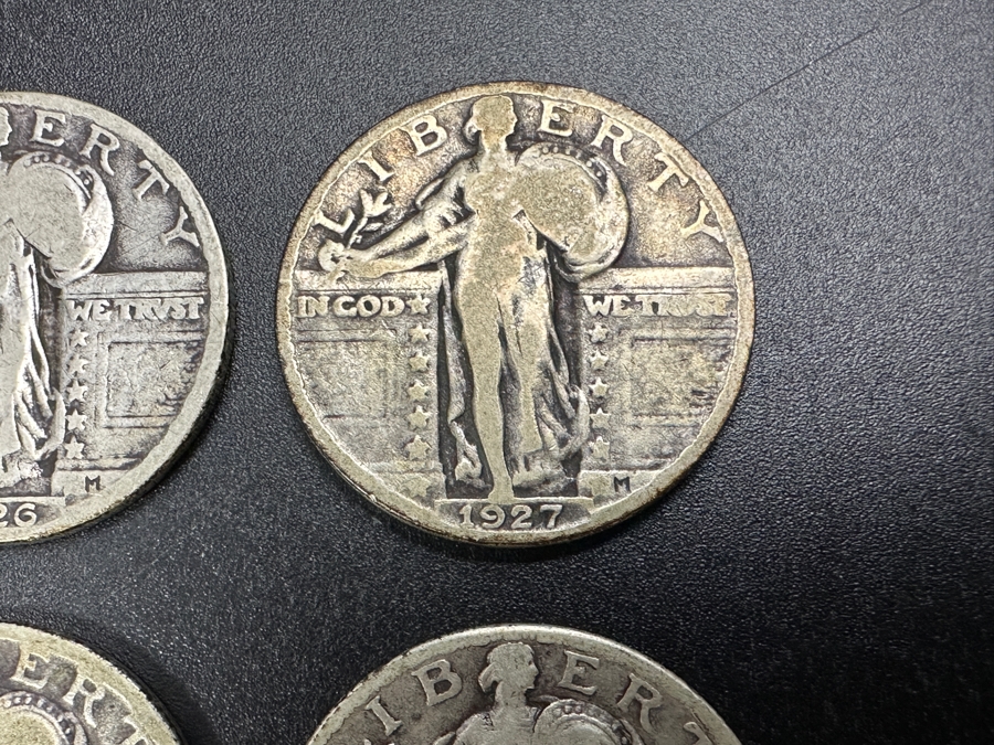Just Added - (6) Standing Liberty Silver Quarters: (1) 1925, (1) 1926. (1) 1927, (1) 1928, (1) 1929 & (1) 1930 [Photo 4]