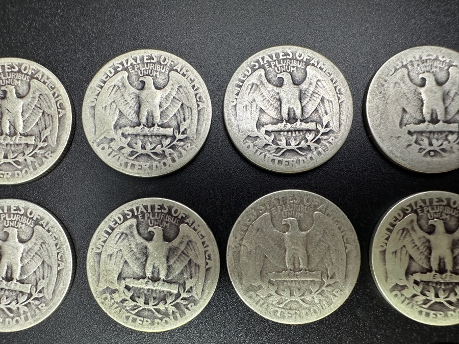 Just Added - (20) Silver Washington Quarters: (3) 1934, (3) 1935, (4) 1936, (2) 1937, (1) 1938, (1) 1939, (1) 1940, (1) 1942, (1) 1945, (2) 1946 & (1) 1952 [Photo 10]