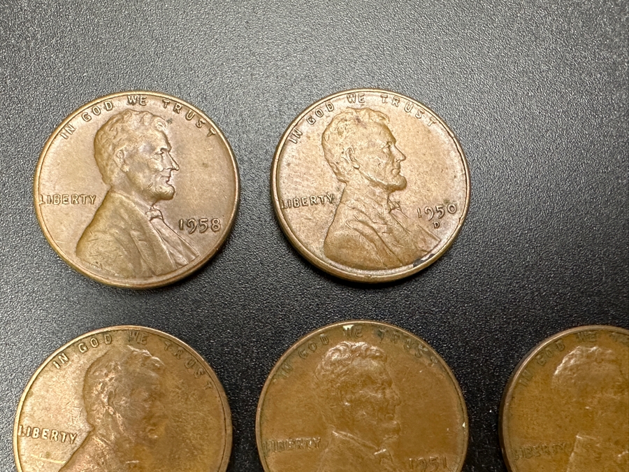 Just Added - Collection Of Wheat Cents Pennies From Various Years 1917 - 1958 [Photo 15]