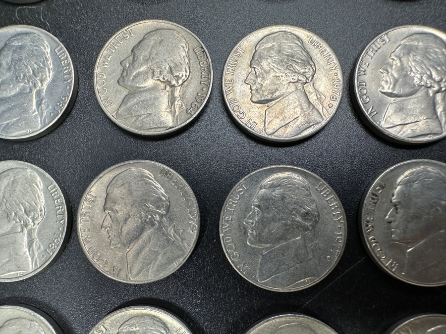 Just Added - (40) Jefferson Nickels From Various Years [Photo 7]