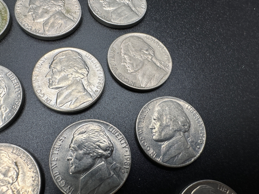 Just Added - (40) Jefferson Nickels From Various Years [Photo 9]