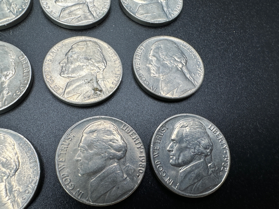 Just Added - (40) Jefferson Nickels From Various Years [Photo 5]