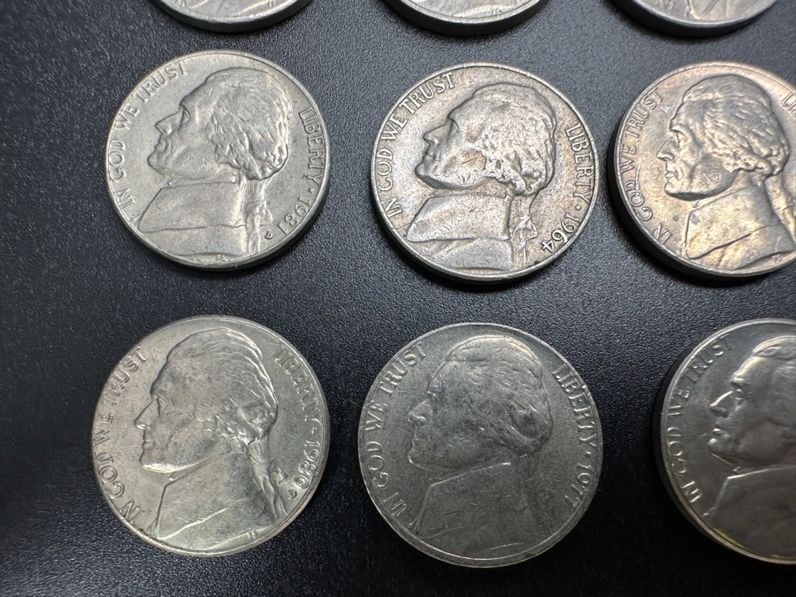 Just Added - (40) Jefferson Nickels From Various Years [Photo 2]