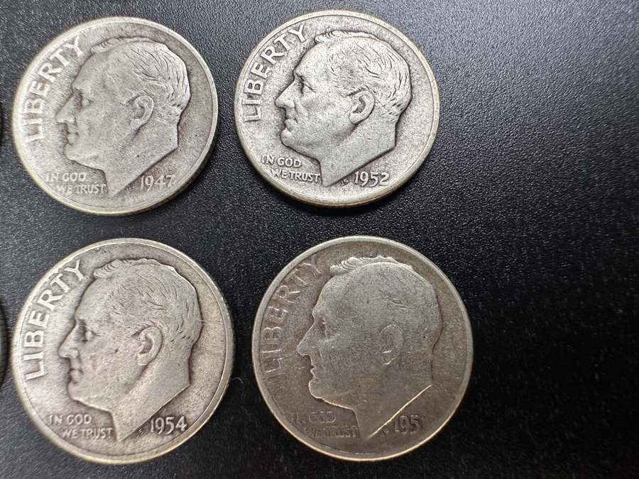 Just Added - (17) Roosevelt Silver Dimes From Various Years [Photo 4]