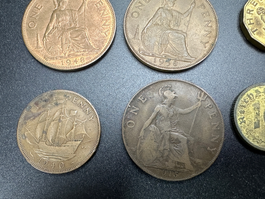 Just Added - (17) Various Foreign Coins [Photo 14]