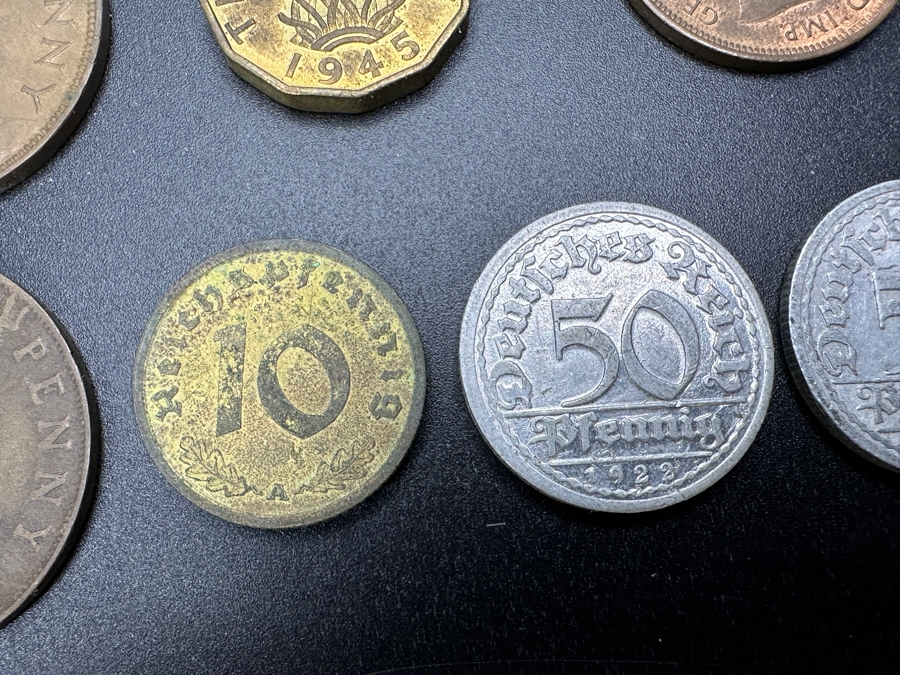 Just Added - (17) Various Foreign Coins [Photo 15]