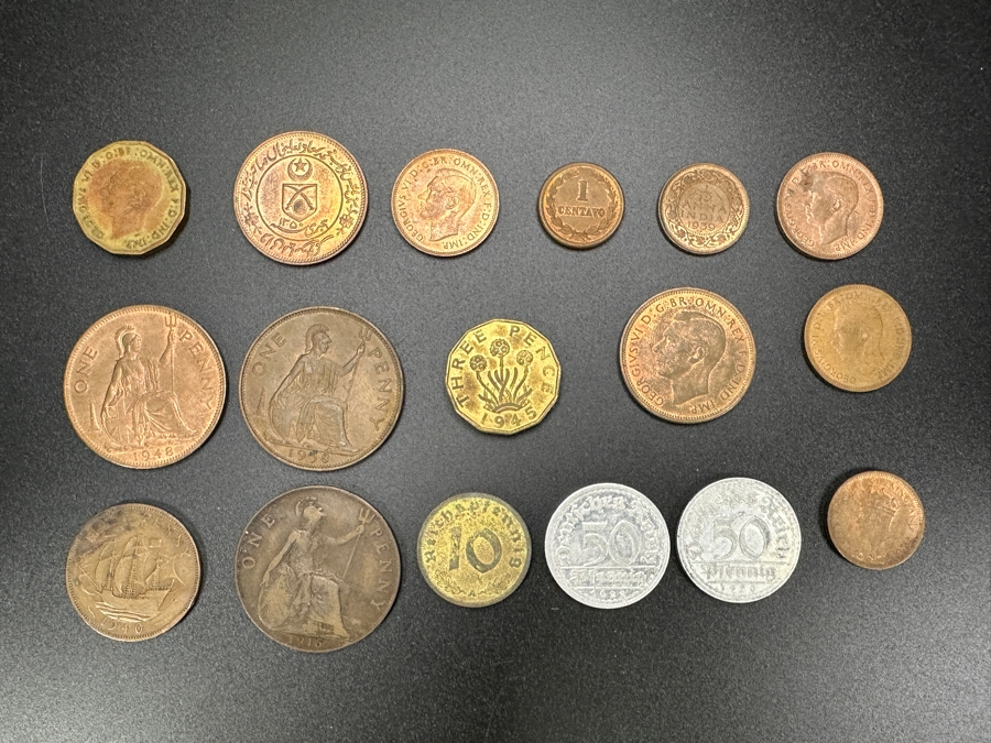 Just Added - (17) Various Foreign Coins [Photo 10]