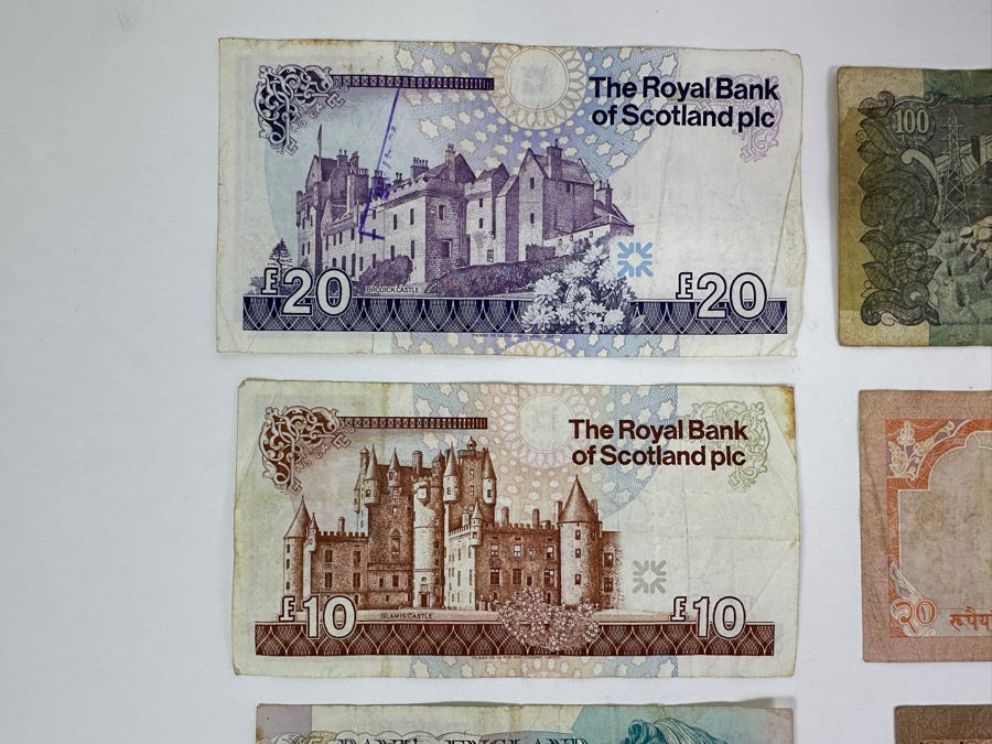 Just Added - Various Foreign Currency Including 20 Scottish Pounds, 10 Scottish Pounds, 10 English Pounds & 5 English Pounds [Photo 11]