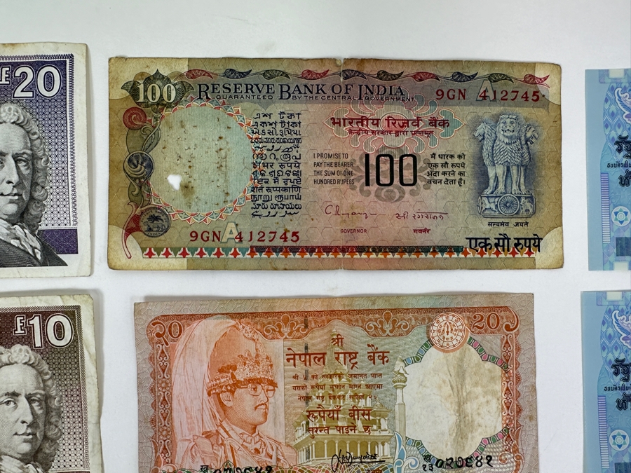 Just Added - Various Foreign Currency Including 20 Scottish Pounds, 10 Scottish Pounds, 10 English Pounds & 5 English Pounds [Photo 5]