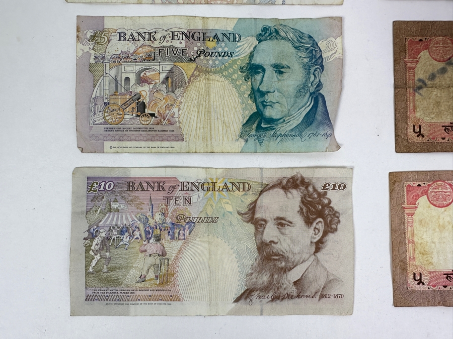 Just Added - Various Foreign Currency Including 20 Scottish Pounds, 10 Scottish Pounds, 10 English Pounds & 5 English Pounds [Photo 12]