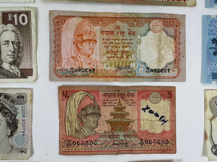 Just Added - Various Foreign Currency Including 20 Scottish Pounds, 10 Scottish Pounds, 10 English Pounds & 5 English Pounds [Photo 6]