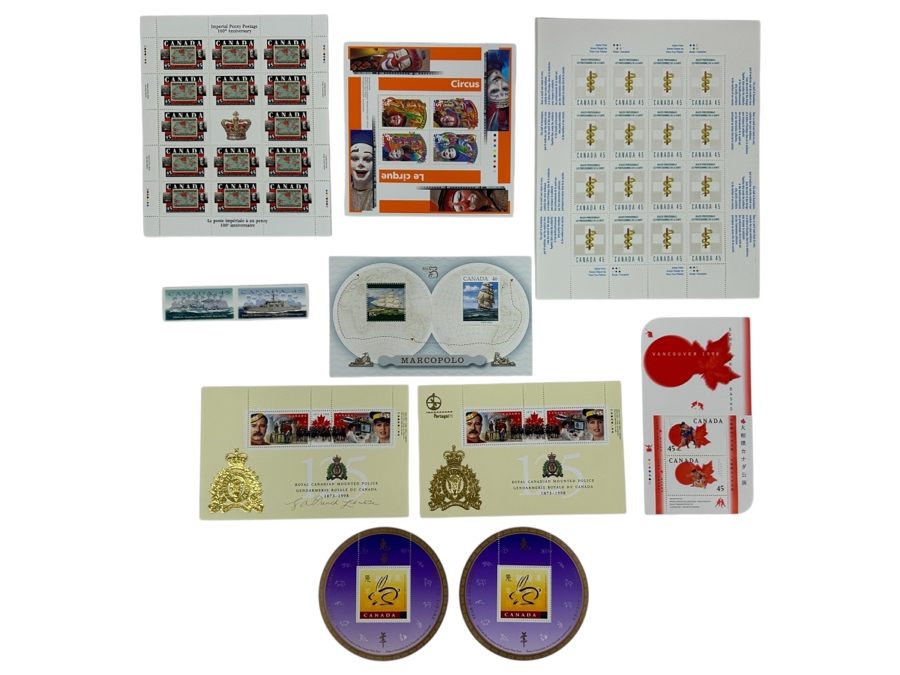 Just Added - Various Canadian Mint Stamps Sheets