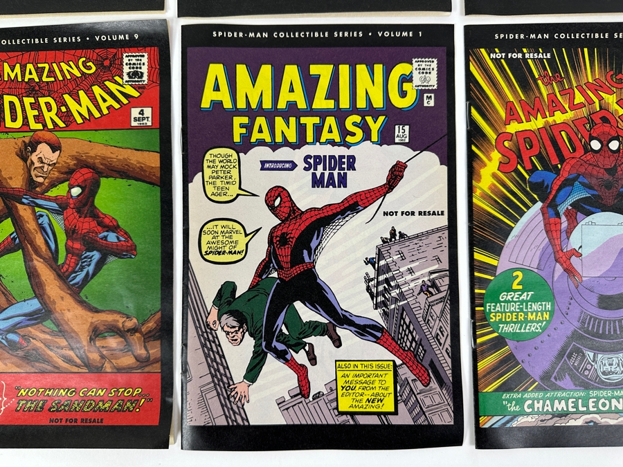 Just Added - (6) The Amazing Spider-Man Comic Book Reprints From The Spider-Man Collectible Series [Photo 2]