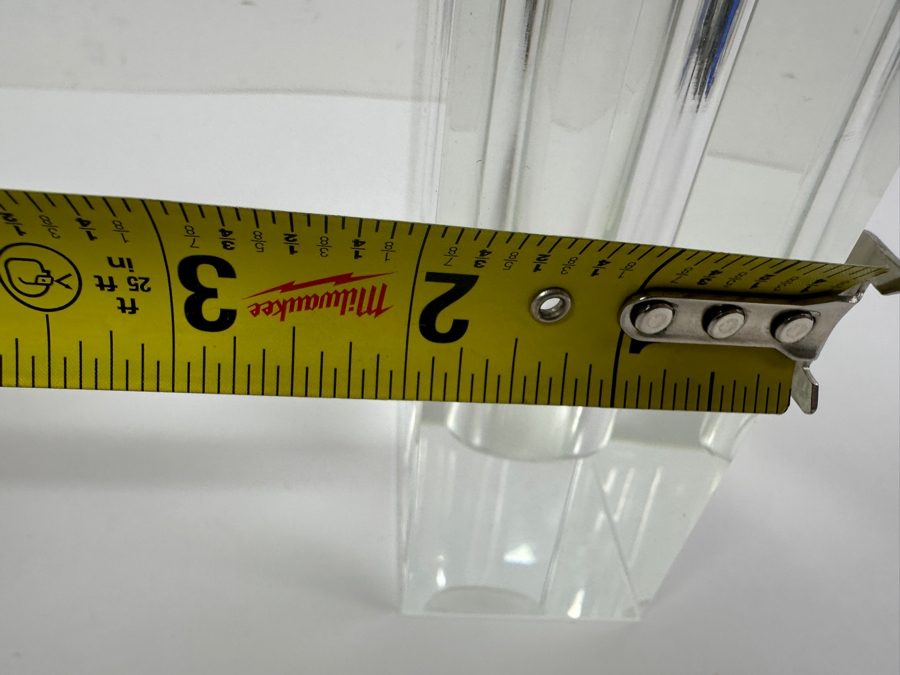 Lucite Block Vase 4W X 2D X 4.25H [Photo 7]