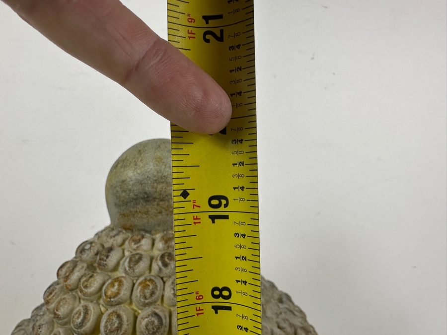 Large Buddha Head Painted Plaster Sculpture 20'H [Photo 5]