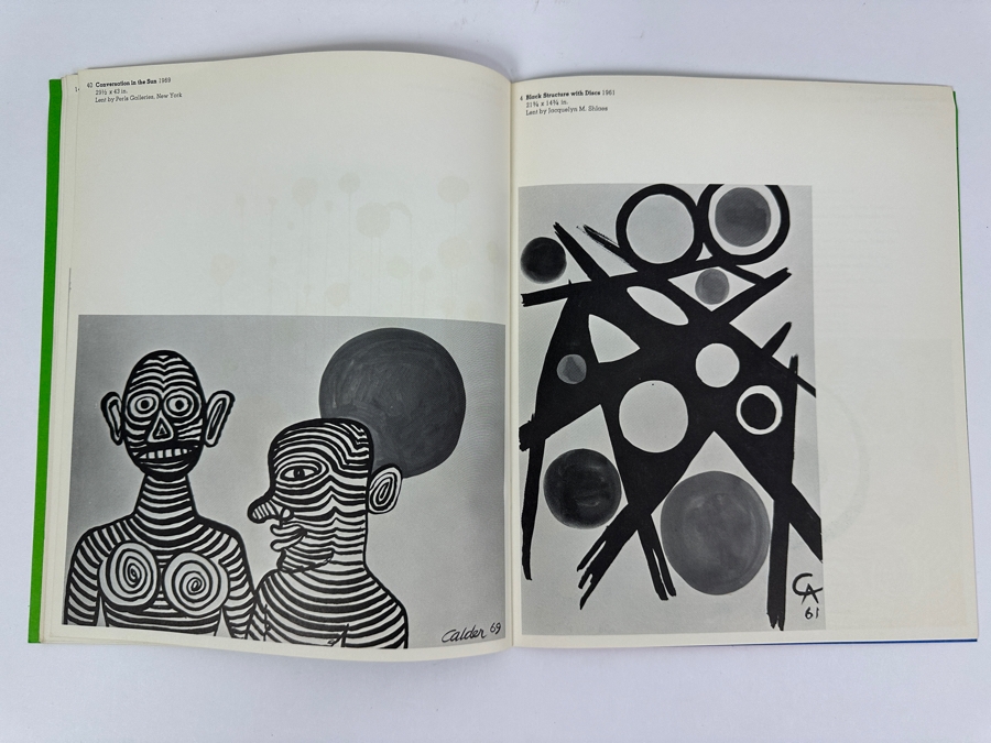 Just Added - Limited Edition Vintage 1970 The Art Of Alexander Calder - Calder Gouches Published By The Long Beach Museum Of Art [Photo 11]