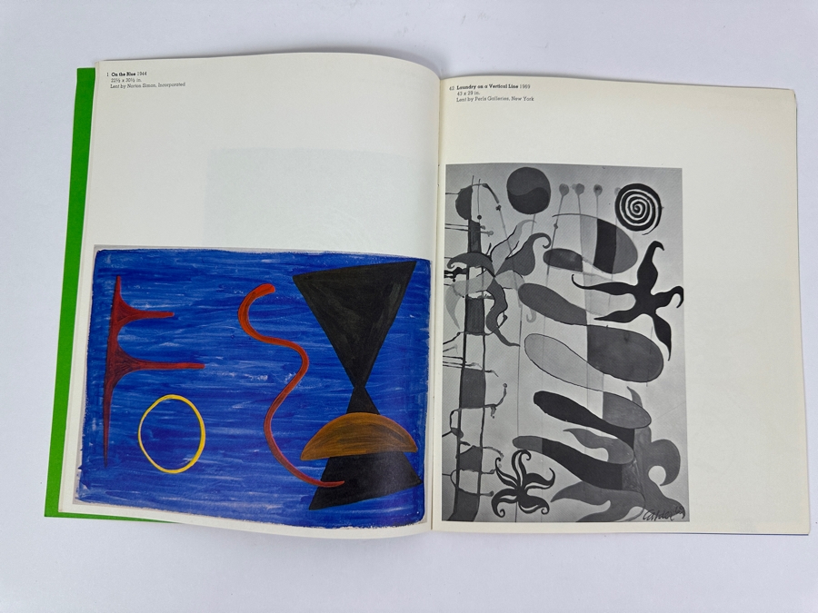 Just Added - Limited Edition Vintage 1970 The Art Of Alexander Calder - Calder Gouches Published By The Long Beach Museum Of Art [Photo 8]