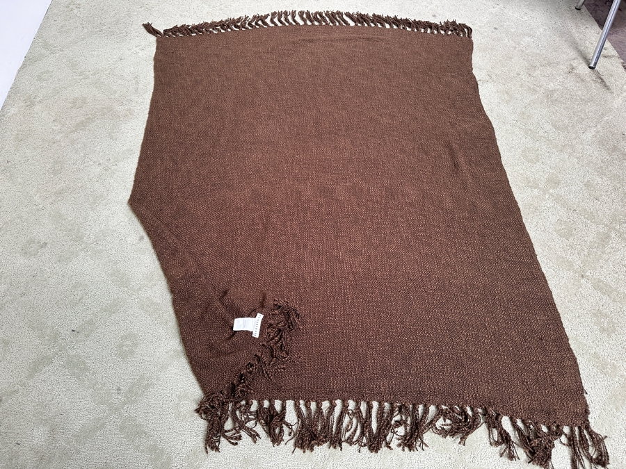Brown Pottery Barn Throw 48 x 68 [Photo 2]