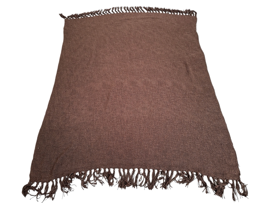 Brown Pottery Barn Throw 48 x 68 [Photo 1]