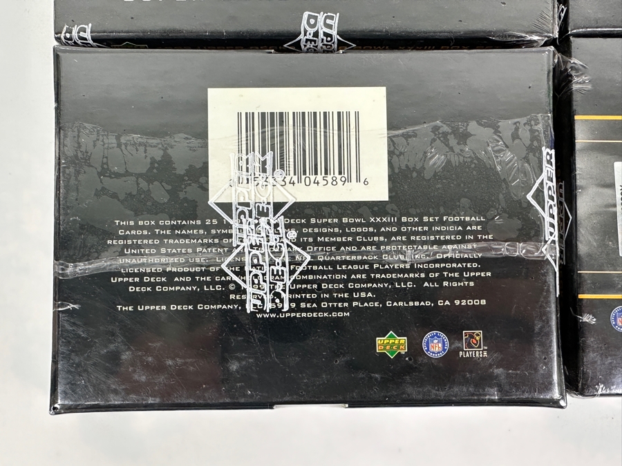 Just Added - (6) Factory Sealed Upper Deck Super Bowl XXXIII Box Sets Football Trading Cards 1999 [Photo 4]