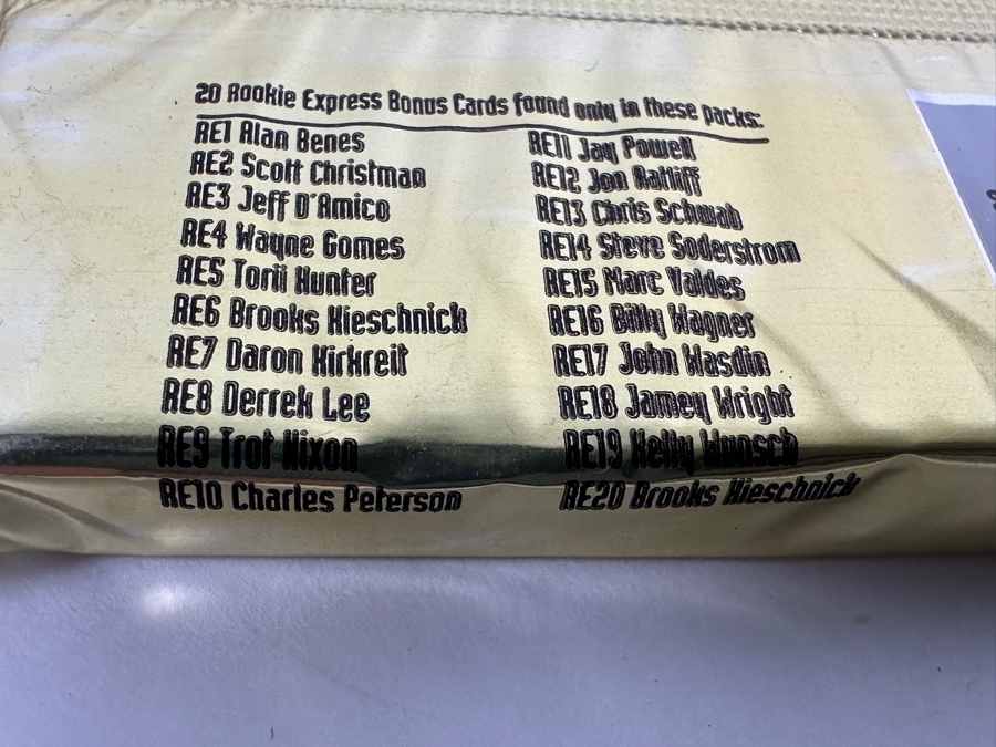 Just Added - (10) Unopened Packs Of 1993 Classic Best Baseball Cards With Possible Autographed Cards & (1) Unopened Pack Of 1994 Classic Best Pro Prospects Baseball Gold Cards With Rookie Cards [Photo 8]