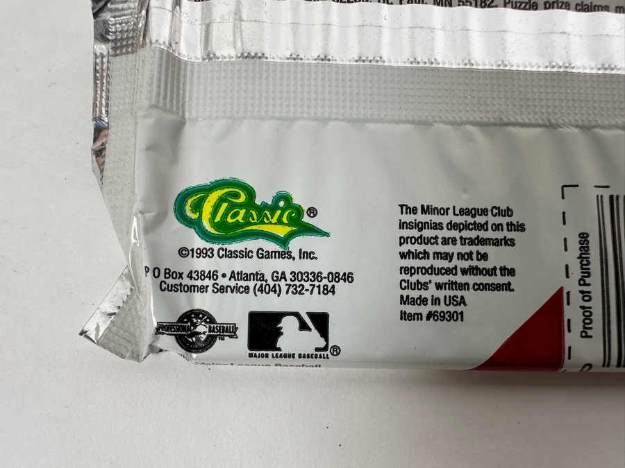 Just Added - (10) Unopened Packs Of 1993 Classic Best Baseball Cards With Possible Autographed Cards & (1) Unopened Pack Of 1994 Classic Best Pro Prospects Baseball Gold Cards With Rookie Cards [Photo 6]