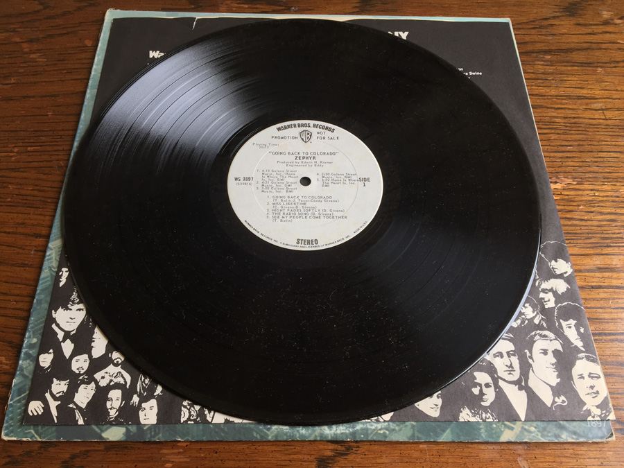Zephyr - Going Back To Colorado - WS 1897 - Warner Bros. Records Radio Station Service [Photo 3]