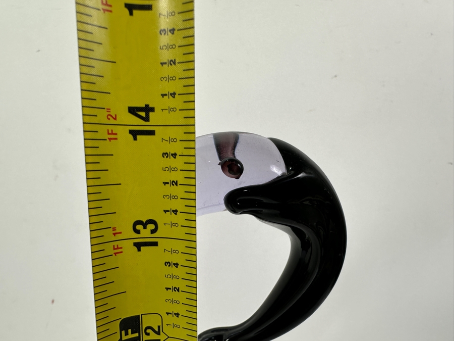 Vintage Murano Glass Lavender Flamingo 14H [Photo 4]