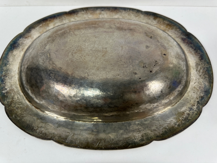Heavy Sterling Silver (.950) Covered Dish With Handles Signed Regil Mexico Weighs 1,158.9g [Photo 7]
