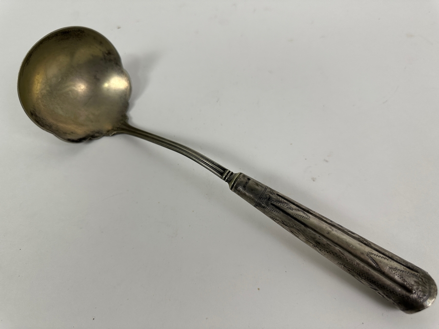 Sterling Silver Ladle 130g (Handle Appears To Be Weighted) [Photo 2]