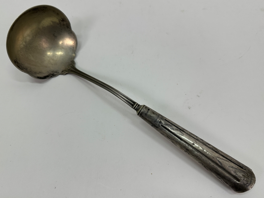 Sterling Silver Ladle 130g (Handle Appears To Be Weighted) [Photo 3]