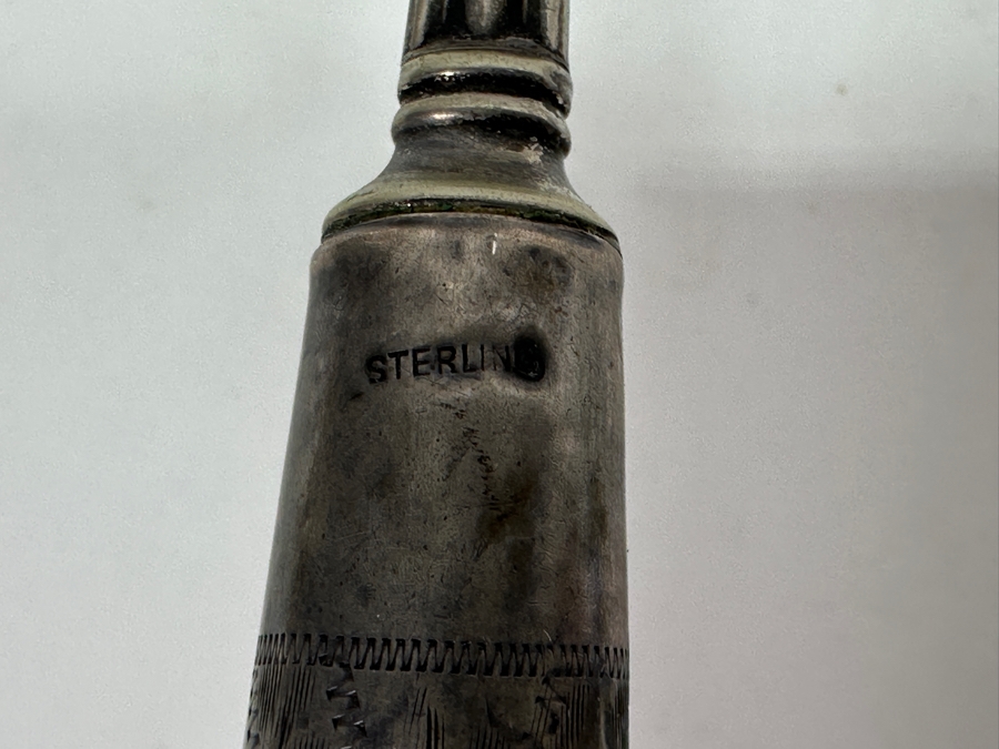 Sterling Silver Ladle 130g (Handle Appears To Be Weighted) [Photo 4]