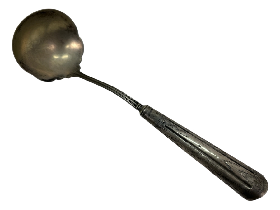 Sterling Silver Ladle 130g (Handle Appears To Be Weighted)