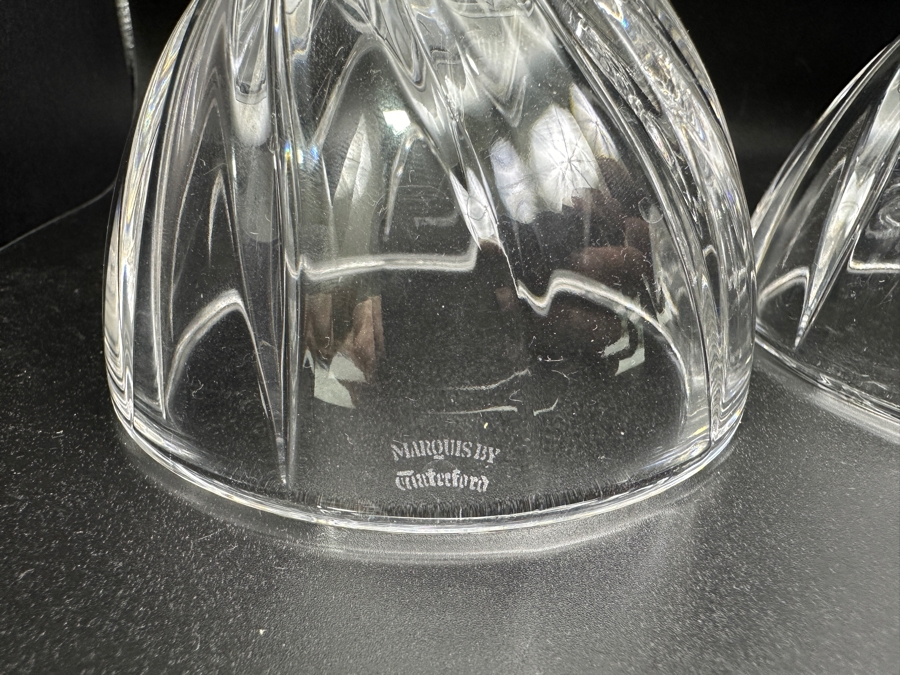 Pair Of Waterford Marquis Candleholders 4'H [Photo 4]