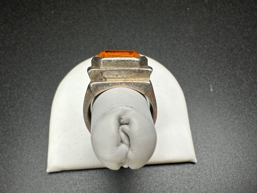 Sterling Silver Ring Size 8 13.7g [Photo 6]